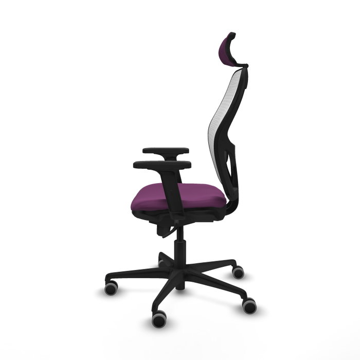 PIQUERAS Y CRESPO Silla de oficina Jorquera Morada y Blanca PIQUERAS Y CRESPO Silla de oficina Jorquera Morada y Blanca