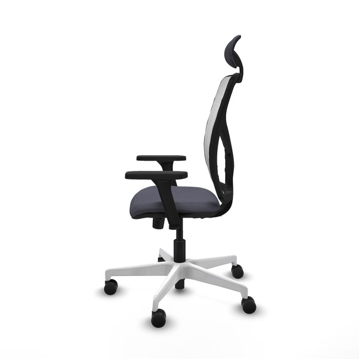 PIQUERAS Y CRESPO Silla de oficina Motilla Gris oscuro/Blanco PIQUERAS Y CRESPO Silla de oficina Motilla Gris oscuro/Blanco