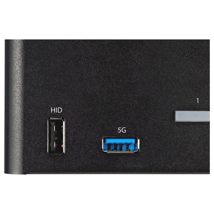 StarTech.com Conmutador KVM de 2 Puertos DisplayPort 1.2 para 4 Monitores - 4K 60Hz UHD HDR - Audio y Hotkeys - Ref: DP 1.2 KVM Umschalter