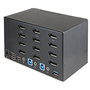 StarTech.com Conmutador KVM de 2 Puertos DisplayPort 1.2 para 4 Monitores - 4K 60Hz UHD HDR - Audio y Hotkeys - Ref: DP 1.2 KVM Umschalter