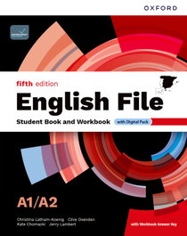 English File A1/A2 Student and Workbook with key Fifth Edition 5a ed., AA.VV. - OXFORD UNIVERSITY PRESS