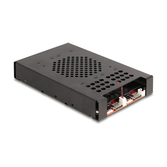 DeLOCK Rack móvil 3.5 pulgadas para 2 x M.2 NVMe con OcuLink SFF-8612 DeLOCK Rack móvil 3.5 pulgadas para 2 x M.2 NVMe con OcuLink SFF-8612
