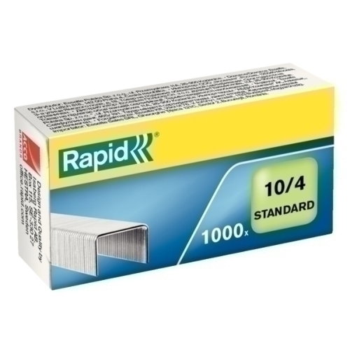 Rapid Grapas 10/4 mm galvanizada caja de 1000 unidades