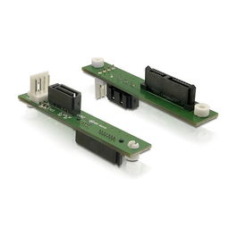 DeLOCK Adaptador SATA Slimline a SATA estándar, 7-pin + Molex, referencia 84733080
