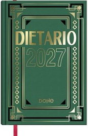 DOHE AGENDAS Dietario cuarto 2027 color verde 15x21cm