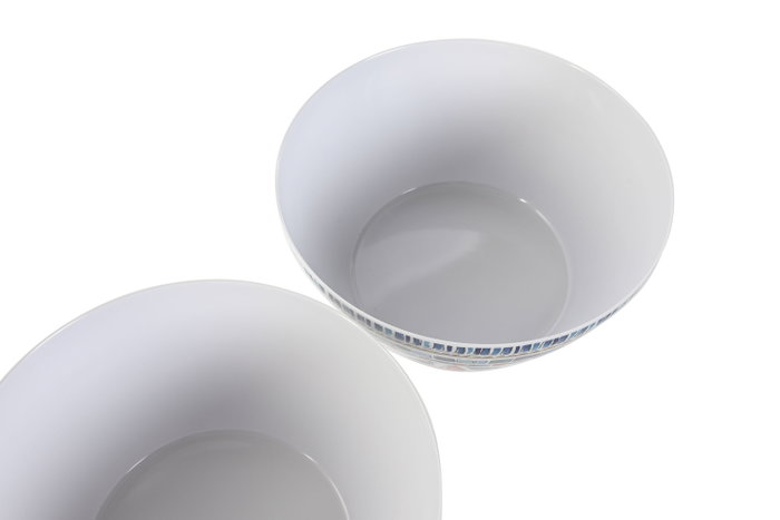 DKD Home Decor Ensaladera Atenas Melamina Surtida 25x25x12 cm