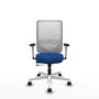 PIQUERAS Y CRESPO Silla de oficina Zulema Azul y Blanco