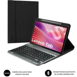Subblim Funda con Teclado Bluetooth 5.2 para Lenovo Tab 10.1" 2025 Negra SUBKT3-BTL320