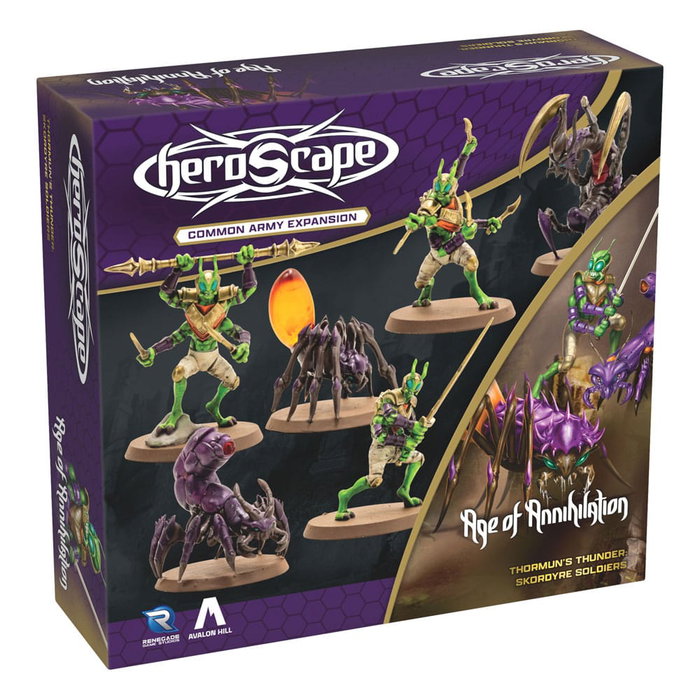 Renegade Heroscape expansión del ejército Age of Annihilation Skordyre Soldiers (Common) *Edición Inglés* Renegade Heroscape expansión del ejército Age of Annihilation Skordyre Soldiers (Common) *Edición Inglés*
