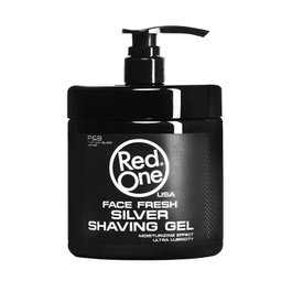 Red One Men Shaving Gel de Afeitar Transparente Silver 1000 ml