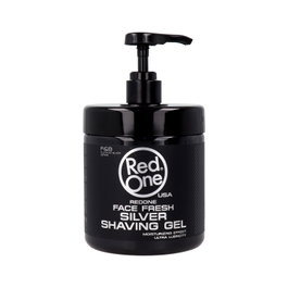 Red One Gel de Afeitar Transparente Silver para Hombre 1000 ml
