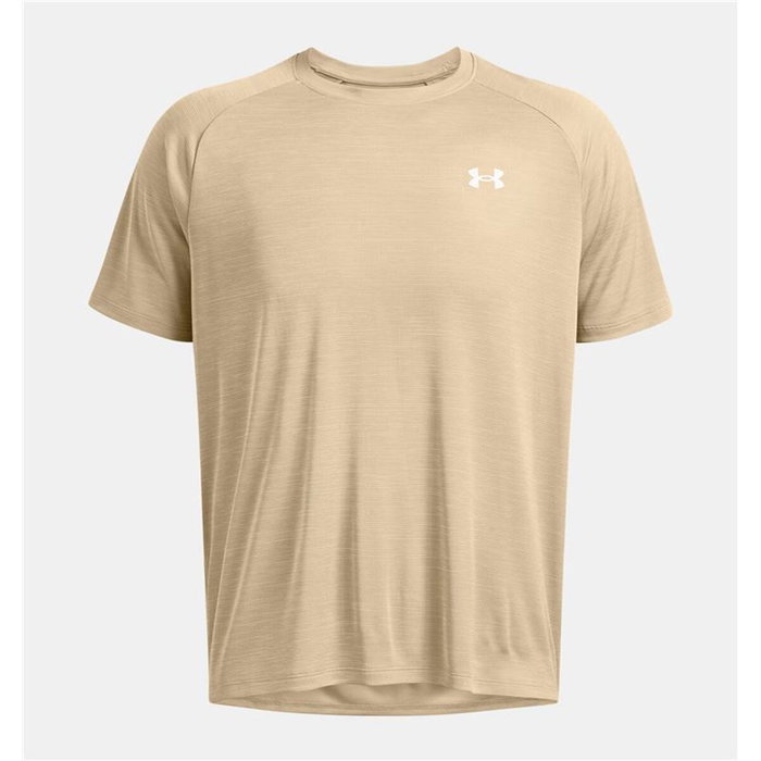 Camiseta de Manga Corta Hombre Under Armour Tech Textured SS Beige 11-12 Años