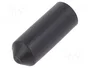 HELLERMANNTYTON Capuchón termorretráctil con pegamento 10mm negro