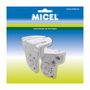 Micel Soportes eje toldo modelo TLD03 aluminio blanco