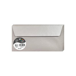 Sobre Clairefontaine Pollen 110X220 120G Plata Paquete De 20