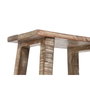 DKD Home Decor Mesita Auxiliar de Madera Reciclada Blanco Decape