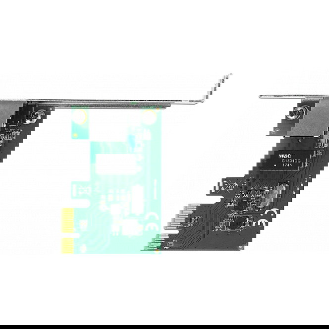 DeLOCK 90381 Tarjeta de Red PCI Express Gigabit LAN 1x RJ-45 10/100/1000 Mbps Interna para PC, Windows y Linux