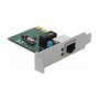 DeLOCK 90381 Tarjeta de Red PCI Express Gigabit LAN 1x RJ-45 10/100/1000 Mbps Interna para PC, Windows y Linux