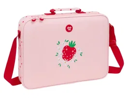 Mochila Escolar Glow Lab Frutitas 38 x 28 x 6 cm