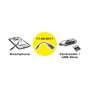 ROLINE Cable USB 2.0 Micro-USB B a USB A, OTG, 0,15 m, Negro