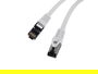 Lanberg Cable de Red Latiguillo Cat.8.1 S/FTP 25 cm Gris, Apantallado, 40 Gbps, 2000 MHz, LSZH, AWG 26, para Rack o Panel de Parcheo