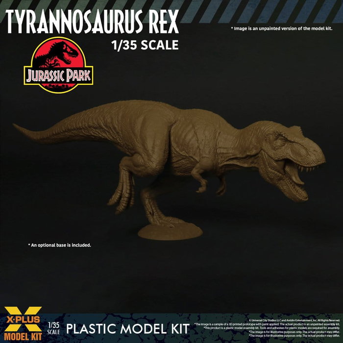X-Plus Jurassic Park Kit de Modelo de Plástico Escala 1/35 Tyrannosaurus Rex X-Plus Jurassic Park Kit de Modelo de Plástico Escala 1/35 Tyrannosaurus Rex