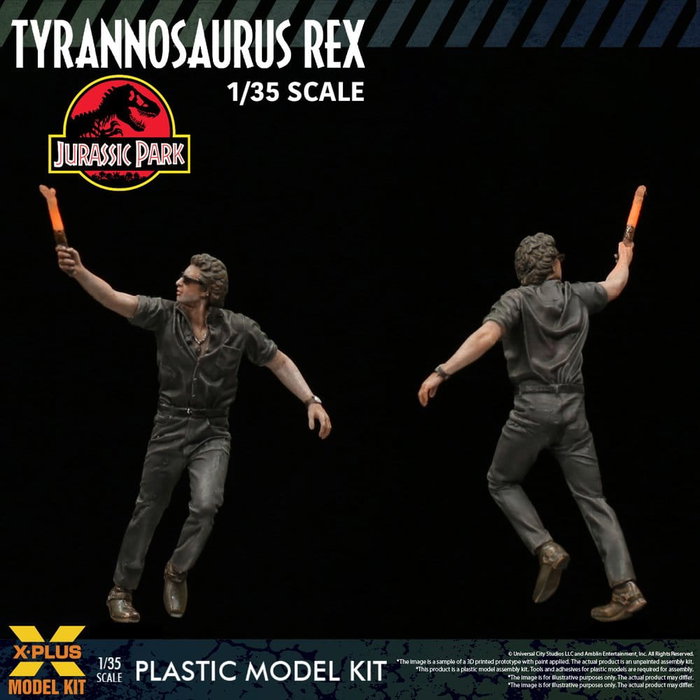 X-Plus Jurassic Park Kit de Modelo de Plástico Escala 1/35 Tyrannosaurus Rex X-Plus Jurassic Park Kit de Modelo de Plástico Escala 1/35 Tyrannosaurus Rex