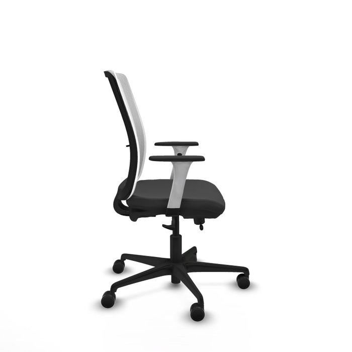 PIQUERAS Y CRESPO Silla de oficina Haches Gris oscuro y Blanco
