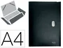 Leitz Carpeta Recycle con Gomas, Tres Solapas, DIN A4, Polipropileno Negro, 80% Reciclado