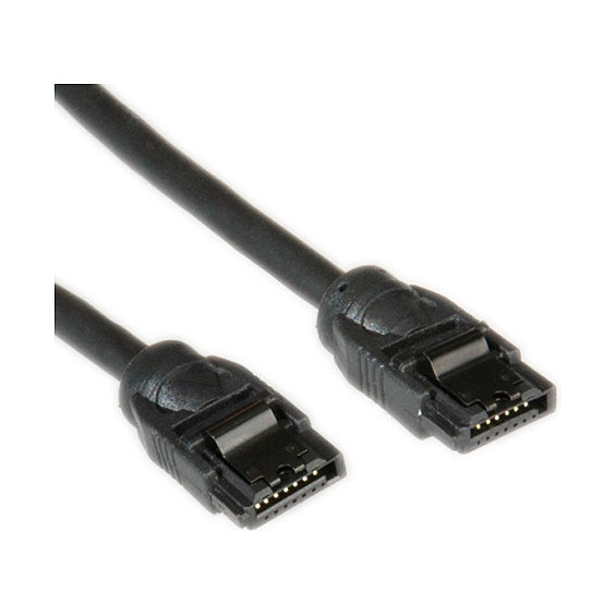 ROLINE Cable SATA III Interno con Cierre de Seguridad 0,5 m 11.03.1552 ROLINE Cable SATA III Interno con Cierre de Seguridad 0,5 m 11.03.1552