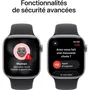 Apple MF84ZRA Apple Watch Series 11 GPS + Cellular 42mm Caja Aluminio Gris Espacial Correa Deportiva Negra Talla S/M