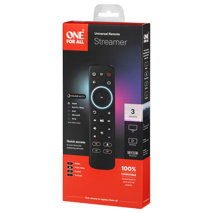 One for All URC 7935 Mando a Distancia Universal Negro