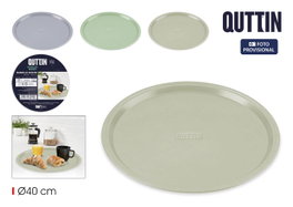 Inde Bandeja de Metal Servir Redonda Quttin 40 cm 12 Unidades Surtidas