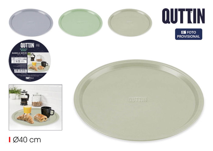 Inde Bandeja de Metal Servir Redonda Quttin 40 cm 12 Unidades Surtidas Inde Bandeja de Metal Servir Redonda Quttin 40 cm 12 Unidades Surtidas