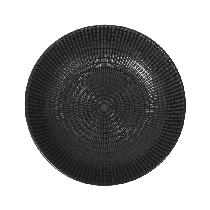 Inde Plato Hondo Negro Ø20 cm "Arosa" S. Clara, Diámetro 20 cm (12 Unidades)