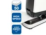 Rapid Pro 90EC Grapadora Eléctrica Blanca