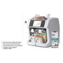 Safescan 2995-SC Contador de billetes Blanco con Doble Bandeja