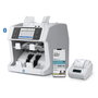 Safescan 2995-SC Contador de billetes Blanco con Doble Bandeja