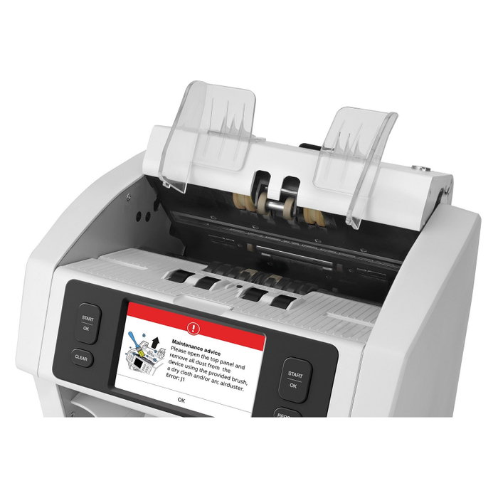 Safescan 2995-SC Contador de billetes Blanco con Doble Bandeja