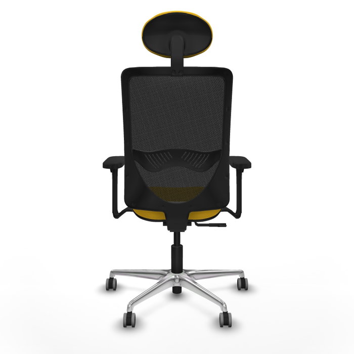 PIQUERAS Y CRESPO Silla de oficina Zulema con mecanismo Sincro, Amarillo y Negro PIQUERAS Y CRESPO Silla de oficina Zulema con mecanismo Sincro, Amarillo y Negro