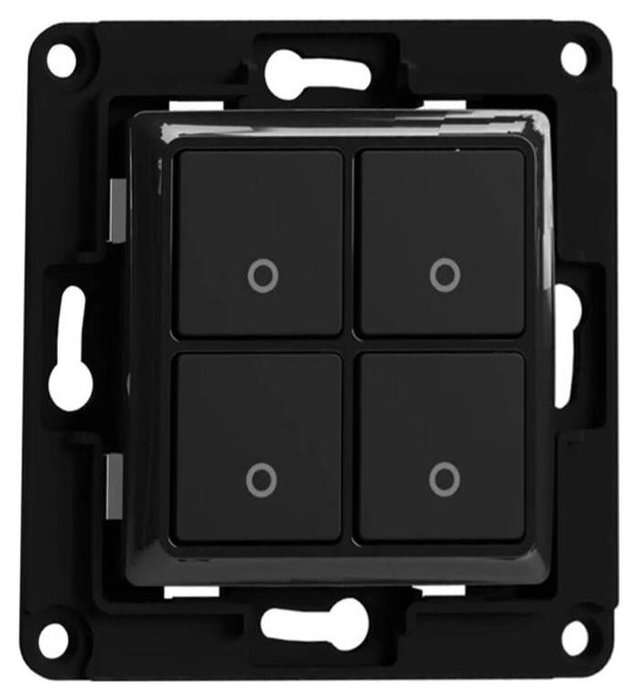 Shelly Switch 4 Wandtaster 4-fach Negro
