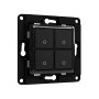Shelly Switch 4 Wandtaster de 4 botones, Negro
