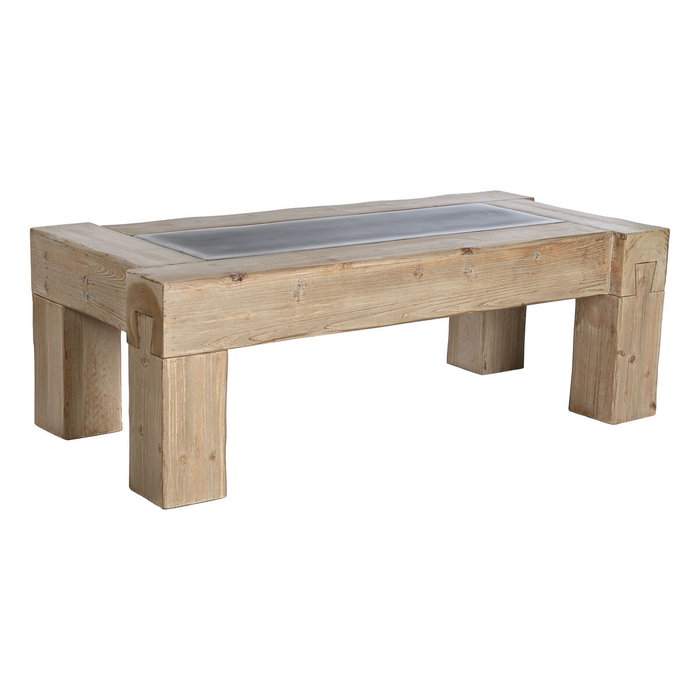 DKD Home Decor Mesa de Centro Abeto y MDF Natural DKD Home Decor Mesa de Centro Abeto y MDF Natural
