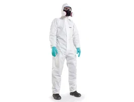 Safetop Buzo de trabajo Skingard-Safe categoría 3 blanco talla L