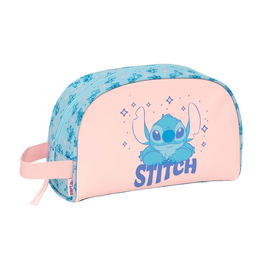 Portatodo Lilo & Stitch Ohana Azul claro Rosa claro 28 x 18 x 10 cm