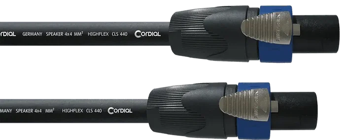 Cordial Cable Altavoz Speakon 4 Polos 4X 4Mm² - 10M
