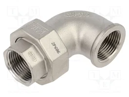 GEBO Codo de 90° serie G316 acero inoxidable G 3/4" interno