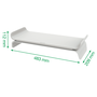 Leitz Soporte Elevador para Monitor Ajustable Gris Ergo 65040085