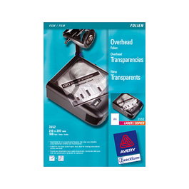 AVERY Zweckform Láminas para Láser 3552 glatt, 100 unidades