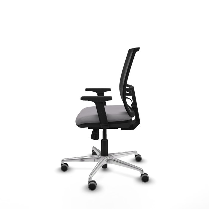 PIQUERAS Y CRESPO Silla de oficina Yunquera Gris/Negro con mecanismo Sincro PIQUERAS Y CRESPO Silla de oficina Yunquera Gris/Negro con mecanismo Sincro